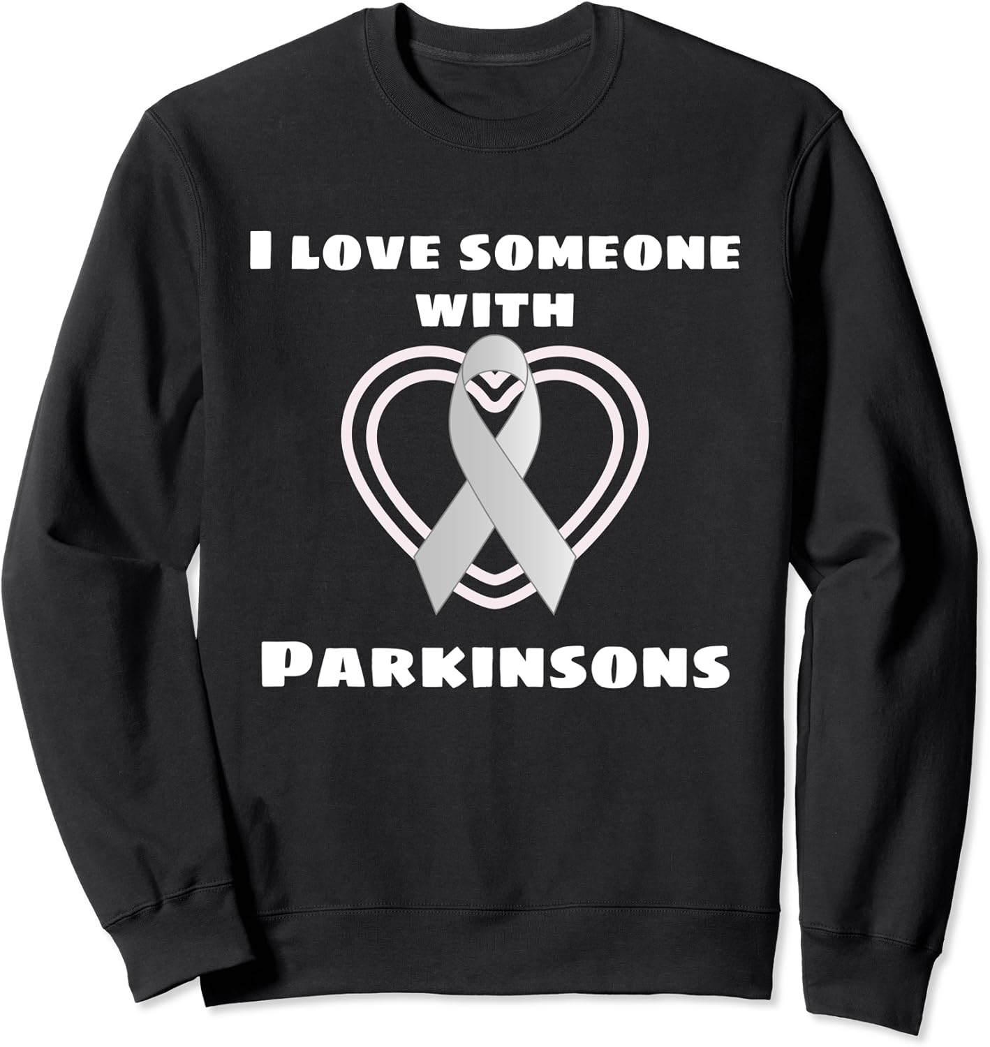 Parkinsons Awareness I Love Someone With Parkinsons Sweatshirt Clothing, Shoes